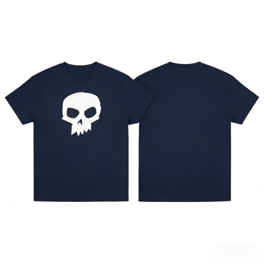Skull Pattern Printed Tshirt Suitable for Both Unisex and Women Providing Comfortable Street Fashion and Trendy Clothing
