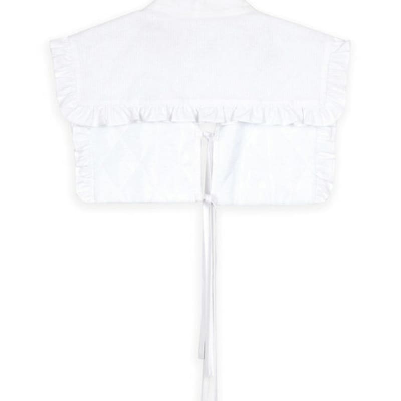 WOVEMENT Frill Tie Collar White WBAFAC001WH