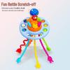 Baby Nachzieh-Fliegende Untertasse Spielzeug: Früherziehungs-Puzzle für Säuglinge 6-12 Monate