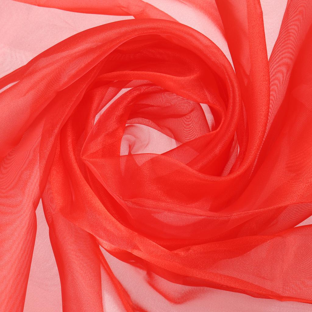 Organza Tulle Roll Fabric 60" Bridal Solid Sheer Organza Crystal Organza Sheer Silky Fabric for DIY Craft Table Home Decoration