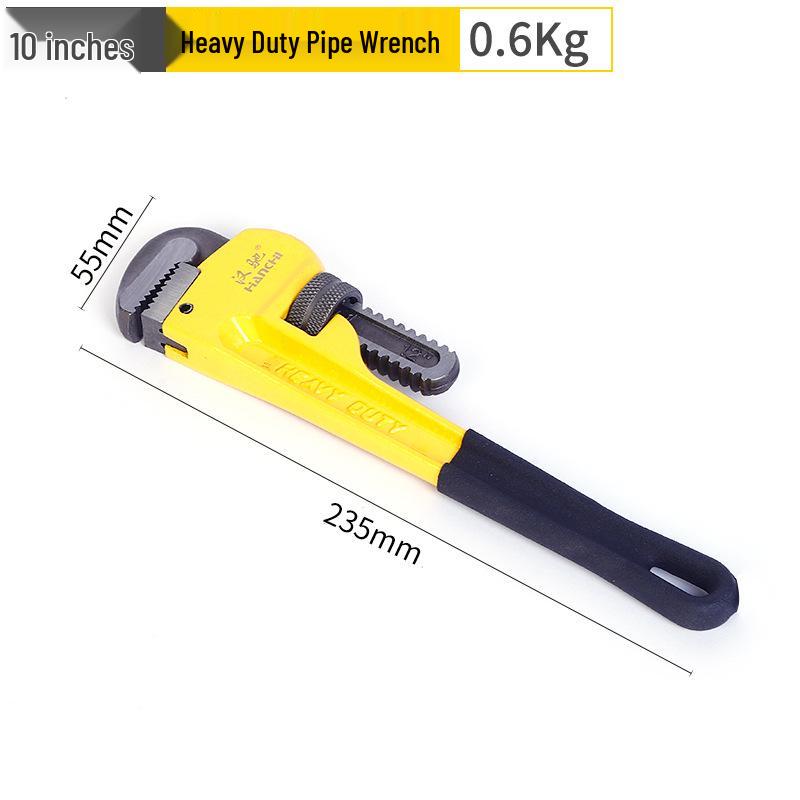 Сверхпрочный F-образный угловой двухфункциональный водопроводный ключ, экономящий труд