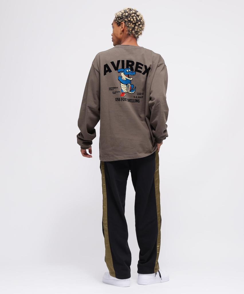 AVIREX TACTICAL SWEAT PANTS L 011 Black 783-4910014