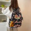 2025 New Printed Student Backpack Large Capacity Lightweight Ridge Protection Backpack Cute Cartoon Casual Joker Schoolbag