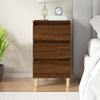 VidaXL Bedside Table Brown Oak 40x35x70 Cm Engineered Wood 819667