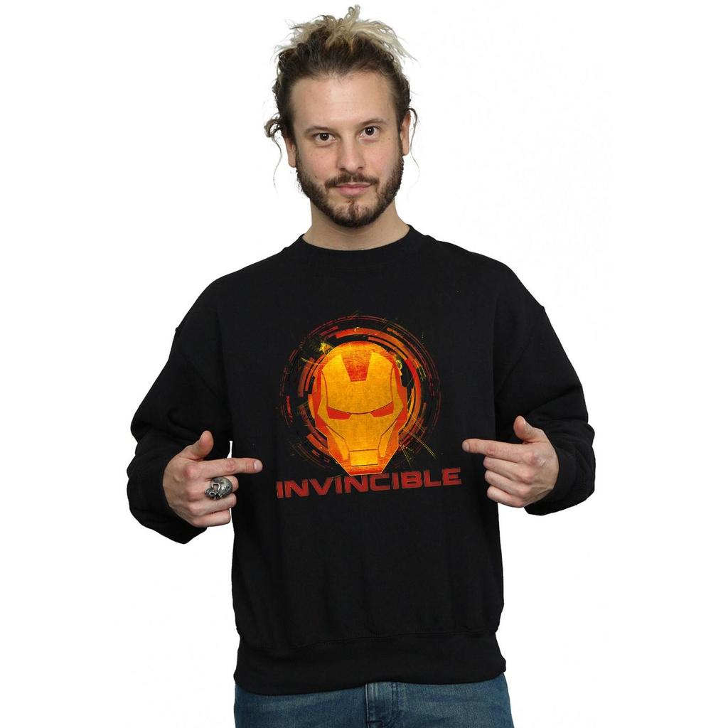 Marvel Mens Avengers Iron Man Invincible Sweatshirt