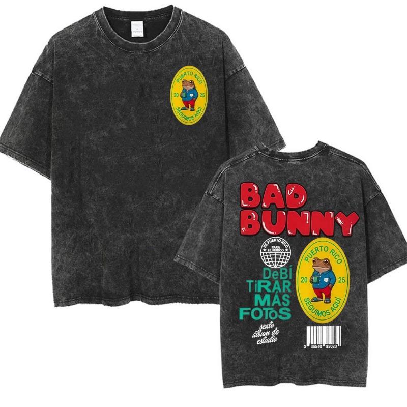 100% Cotone Lavaggio Vintage Bruno Mars The Romantic Tour 2026 Maglietta Moda Uomo/Donna Retro Oversize Larga Acid Wash T-shirt