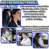 Cute Husky Dog Car Headrest Pillow- Memory Foam Car Neck Pillow Auto Seat Cushion of Headrests for Pain Pressure Relief- Cartoon Neck Support Cushion