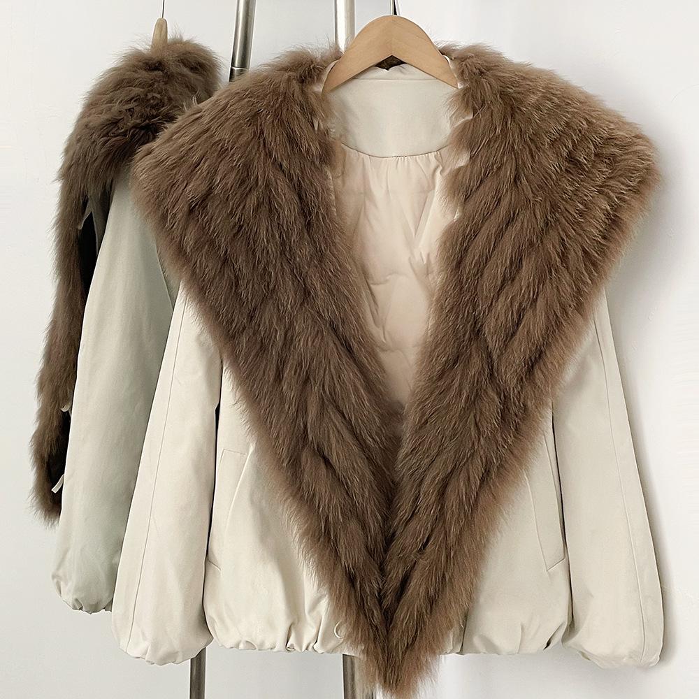 Women`s European American Winter White Duck