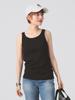 Ray Beams S/S TEE Basic Ribbed Tank Top Women's Black One Size