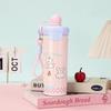 Double-layer Stainless Steel Float Thermos Cup Portable Rope Straw Cup Cute Animal Accompanying Cup