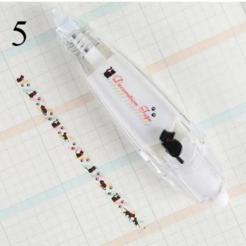 1 Pc Kawaii Animals Mechanical Decorative Correction Tape Corrector Diary Diy Journal Art Supplies Gift Accessories School