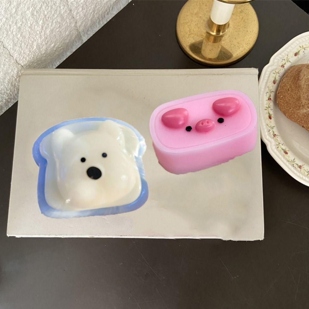 

Щипающая свинья сыр супер эластичные хлебные игрушки милые медленно отскакивающие тосты игрушка офисные работники style D