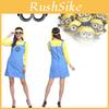 Entzückendes gelbes Minion Cosplay Kostüm für Frauen Perfekt für Halloween-Partys und Events