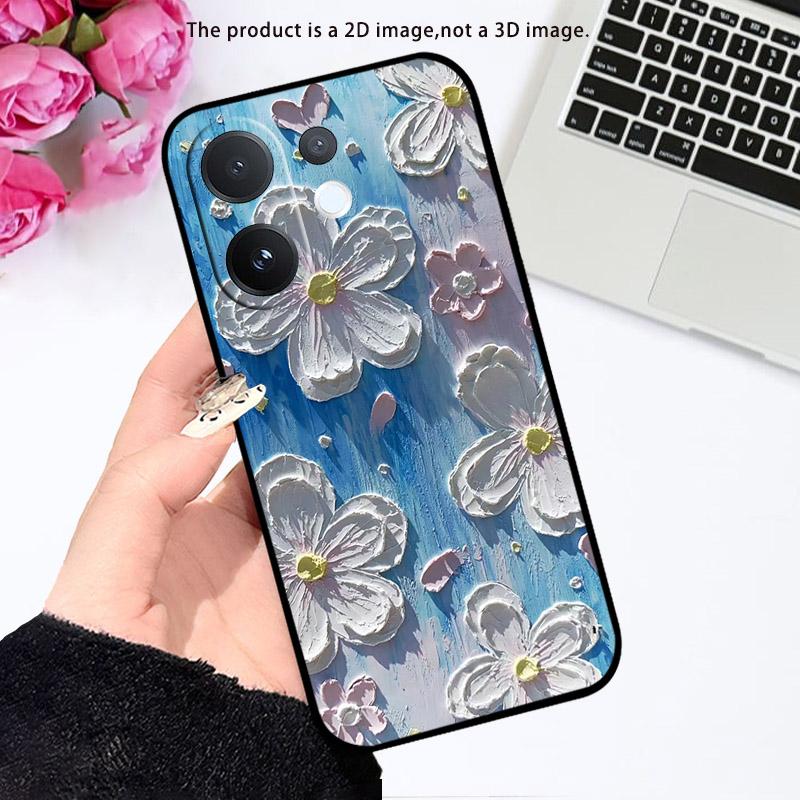 For VIVO T4 Pro T4Pro 5G Case V2510 Fashion Cute Cartoon Soft Silicone TPU Back Cover Coque For VIVO V60 V 60 VIVOV60 Phone Bags