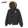ARES American Vintage Clean Fit Puffer Jacket Detachable Hooded Collar Winter Thick Cotton Coat Men