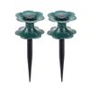2Pcs Hose Guide Spike Wear-resistant Labor-saving Stable Green Pipe Guide Stake Plant Protection for Garden
