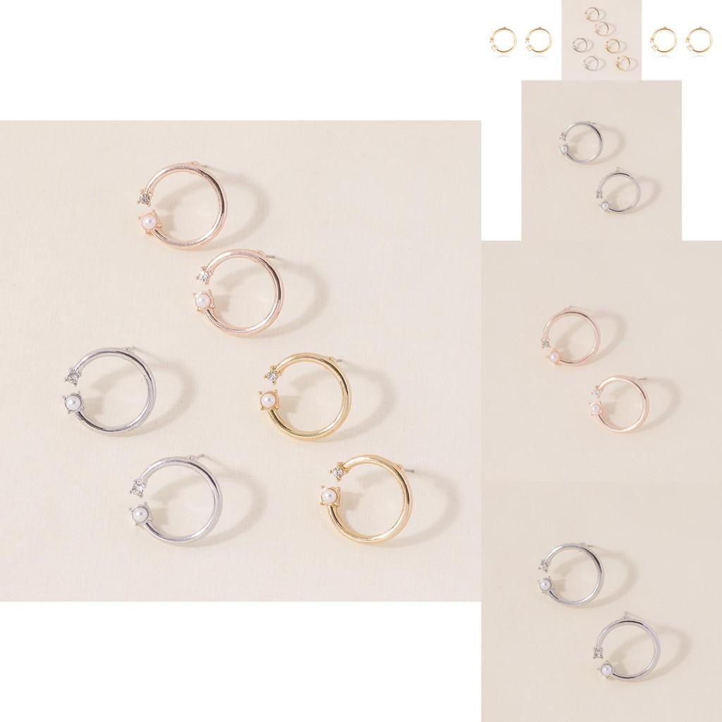 Stylish Pearl Round And Stud Earrings For Women Perfect For Weddings Birthdays Anniversaries And