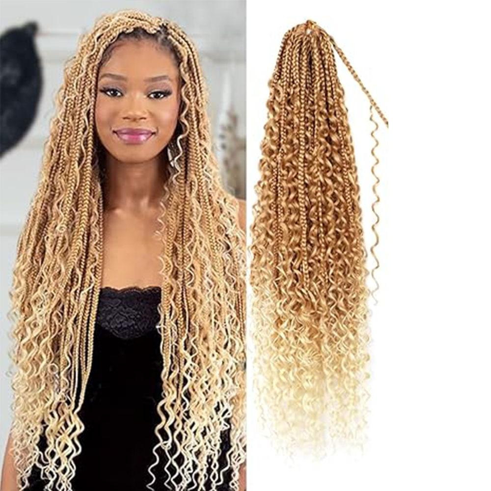 Cross-border European American High Temperature Wire Synthetic Fiber Wigs Machine Double Weft Three-strand Braid Braids Braids
