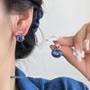 Jelly Bean Kontrastfarbene Steckerohrringe für Damen - Einfaches, trendiges Design