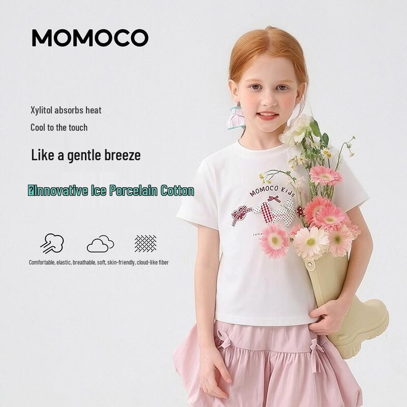 

MOMOCO Girls Short Sleeve Summer T-shirt 140