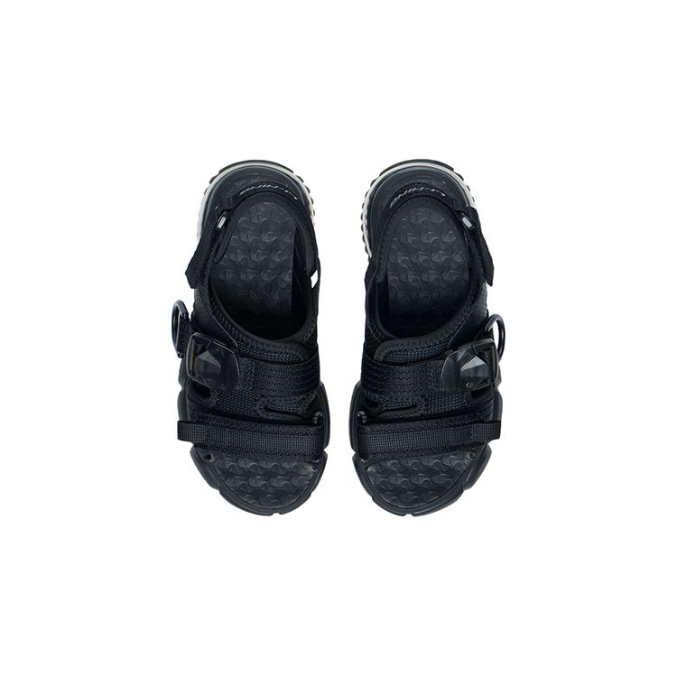 Li Ning Comfortable Versatile Childrens Sandals Kids Sandals Black YKUS002-1