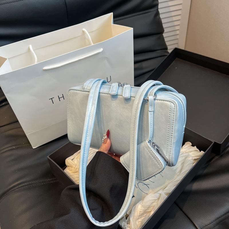 Kleine Tasche Damen Neue Modische Vielseitige Schulter-Unterarmtasche Pendler-Handtasche