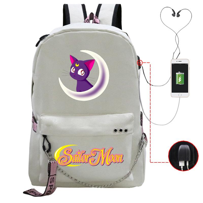 Campus Sweet Xiaoqing Surrounding Animation School Bag Girls Students Light Casual Backpack