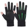 LOOGDEEL Summer Two Finger Ice Silk Gloves Outdoor Sports Ice Silk Gloves Thin Sunscreen Quick Drying Breathable Cycling 6
