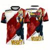 2026 Dragon Ball Super Goku 3D Printed Pattern Football T-shirt Autumn Sports Men's T-shirt