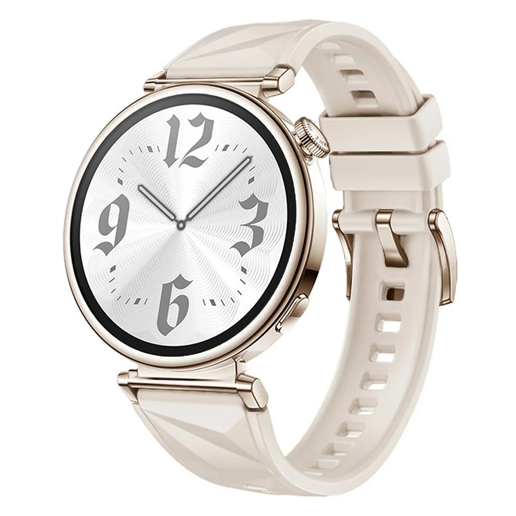 Silicone Strap For Huawei Watch GT6/GT5 41MM Official Color Lce crystal Patterned Bracelet For Huawei WatchGT4 41MM/GT5 Pro 42MM