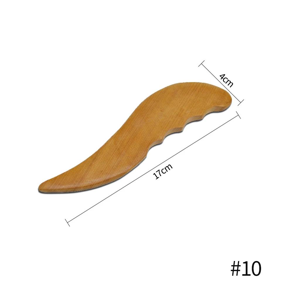 1Pcs Sandalwood Gua Sha Board Massage Scraper guasha Plates Slimming Guasha Body Care Massage Tool For Back Arm