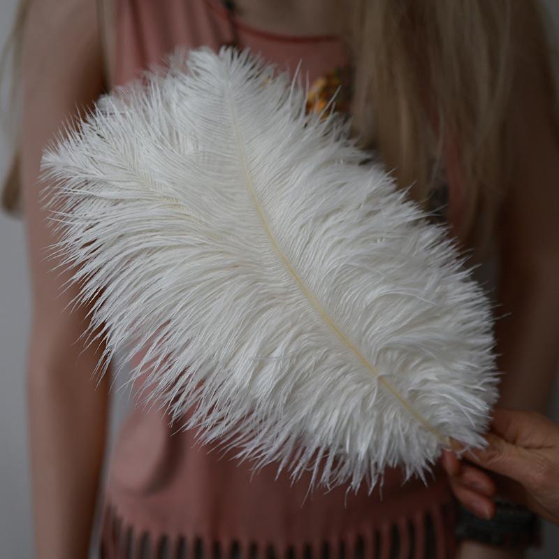 Ostrich Feathers 30-35Cm Wedding Road Guide Table Flower Ornament Ostrich Hair Decorative Clothing Accessories Diy