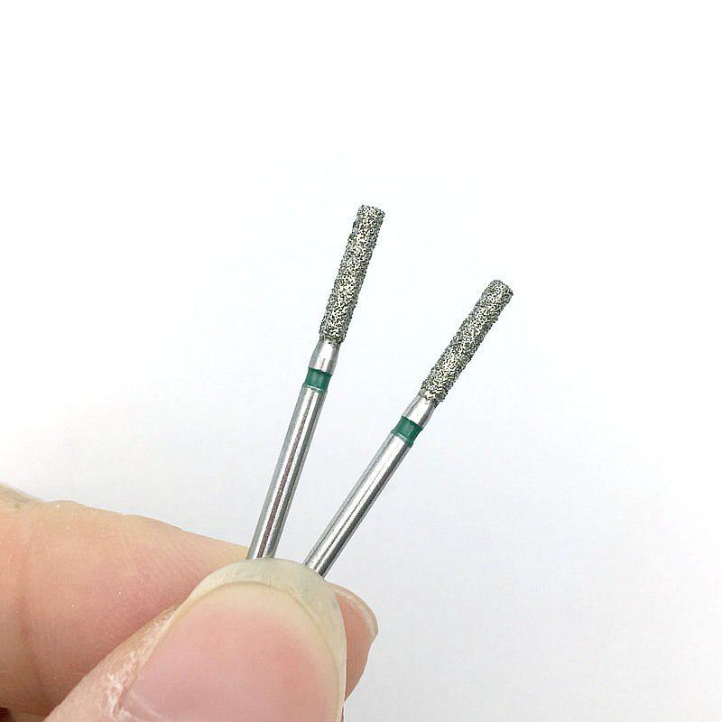 10ks diamantových vrtáků pro zubní vysokorychlostní vrtáky Rovné ploché zakončení typu FG 1,6 mm Produkt na leštění zubů SF-X13C