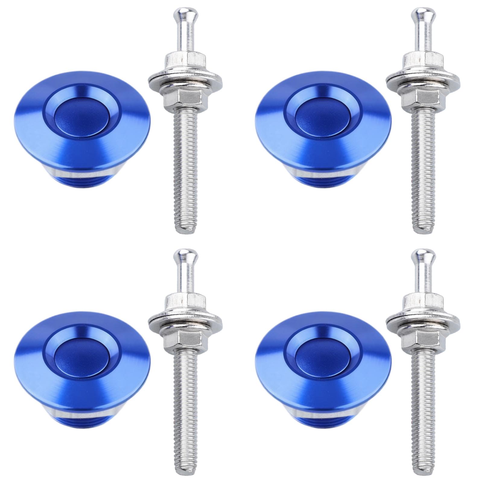 

4piece Carbon Fiber Hood Locks For Extra Security These Locking Pins Keeps Light Weight