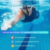 Semi-Dry Top Front Snorkel Silicone Mouthpiece Snorkeling Snorkel Swimming Snorkel  Adult Youth Kid