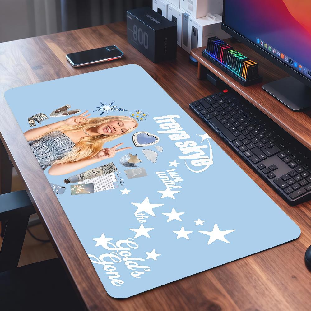 English singer Freya S-Skye Mouse Pad For Office Gaming And Keyboards Non-Slip Large Waterproof