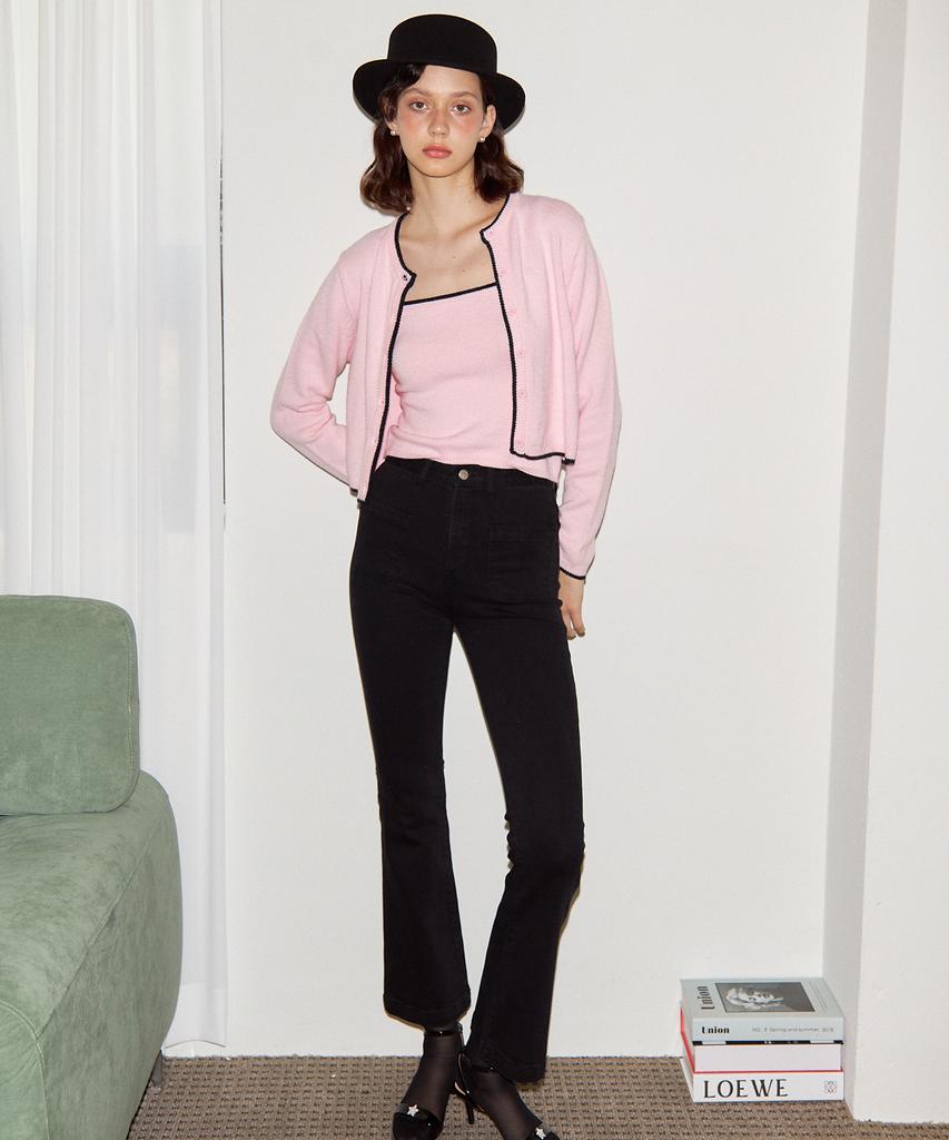 SALON DE YOHN Denim Bootcut Pants