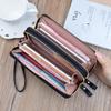 Women Wallets Double Zipper Long Large Capacity Female Purses Phone Pocket Card Holder Cartera Mujer