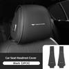 PPWE7 1/2PCS Leather Car Seat Headrest Protective Cover Auto Interior Accessories For Ford Escort KA Flex Everest KA Expedition Falcon