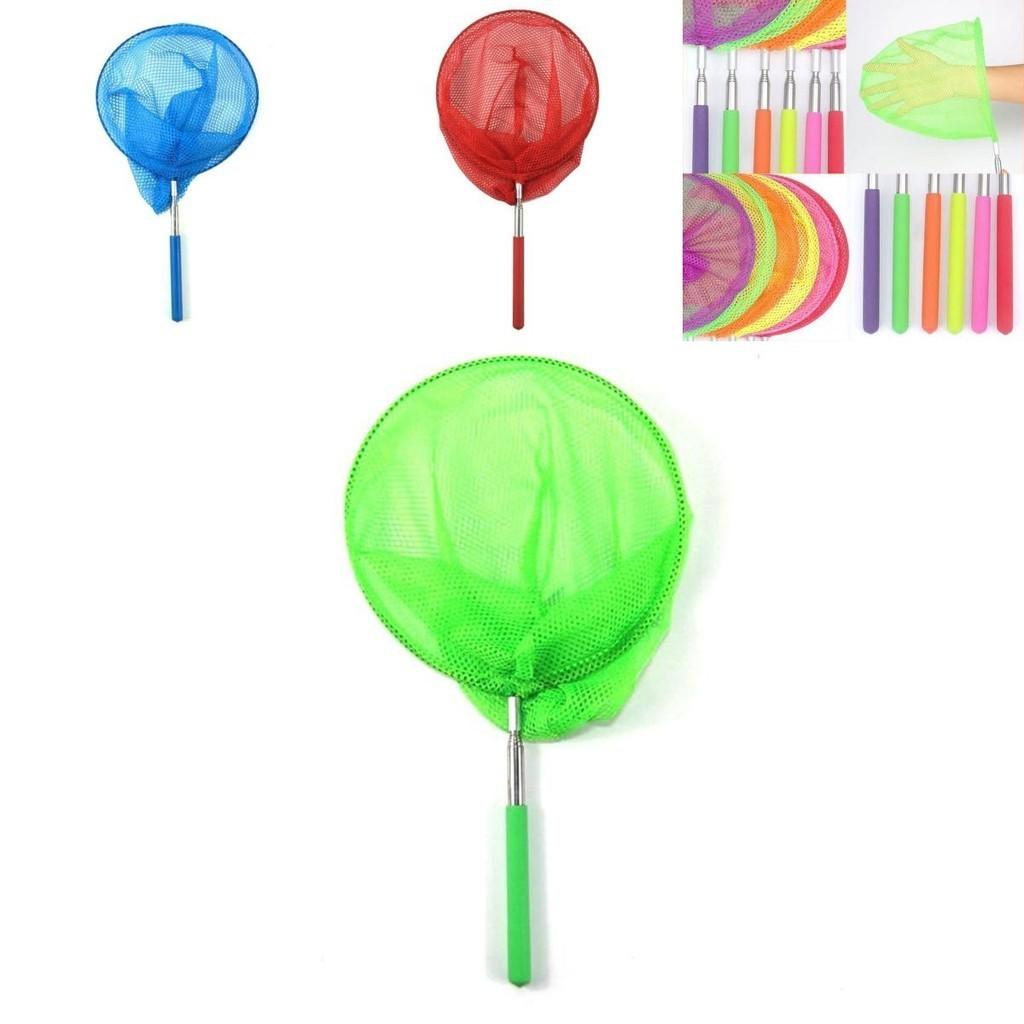 Colorful Kids Extendable Telescopic Handle Fishing Bug Butterfly Catching Net