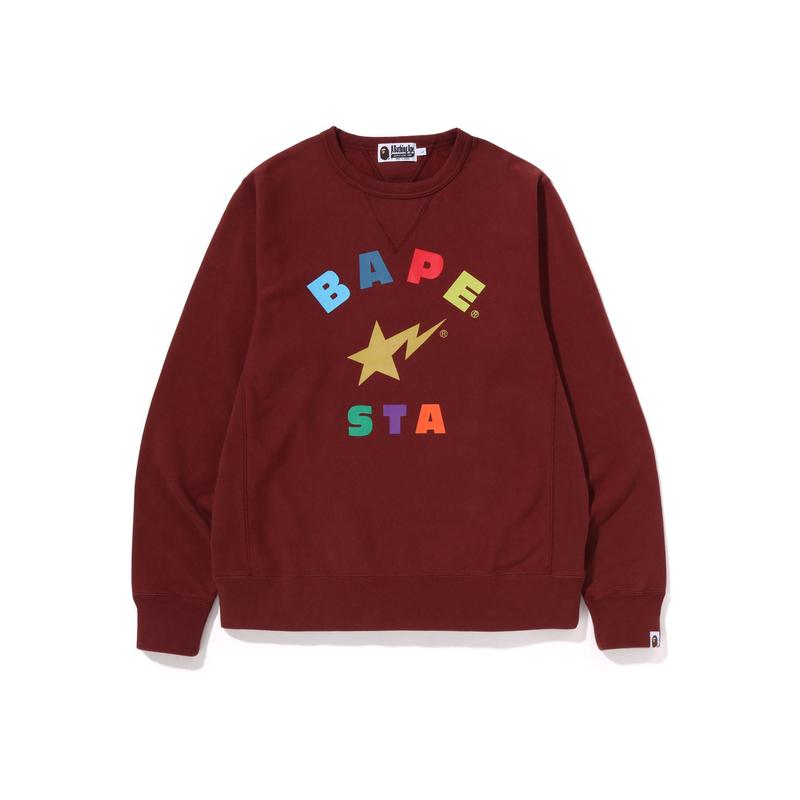 A BATHING APE Sweatshirts Men's Crew Neck Moderate 0ZXSWM113014J