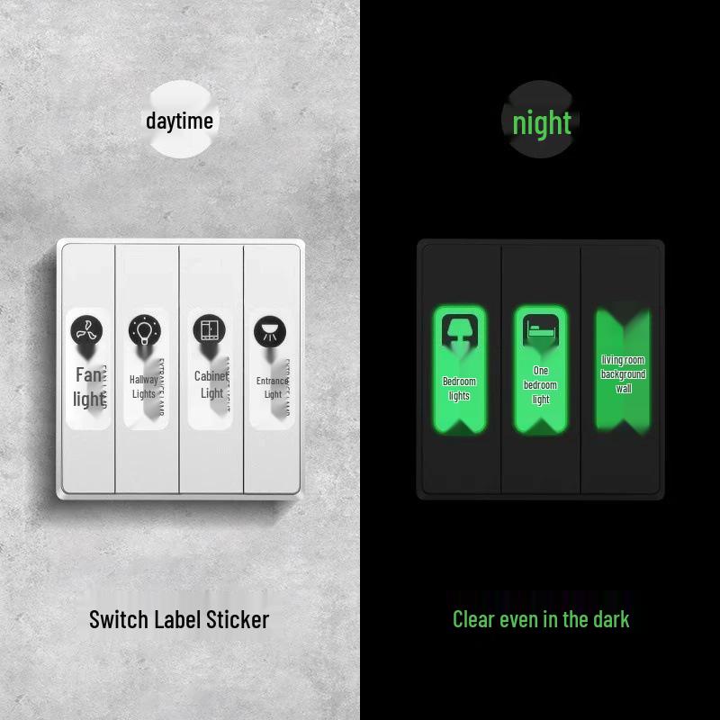 Newcomer Discount: Home Light Switch & Socket Label Stickers - Decorative Panel Stickers