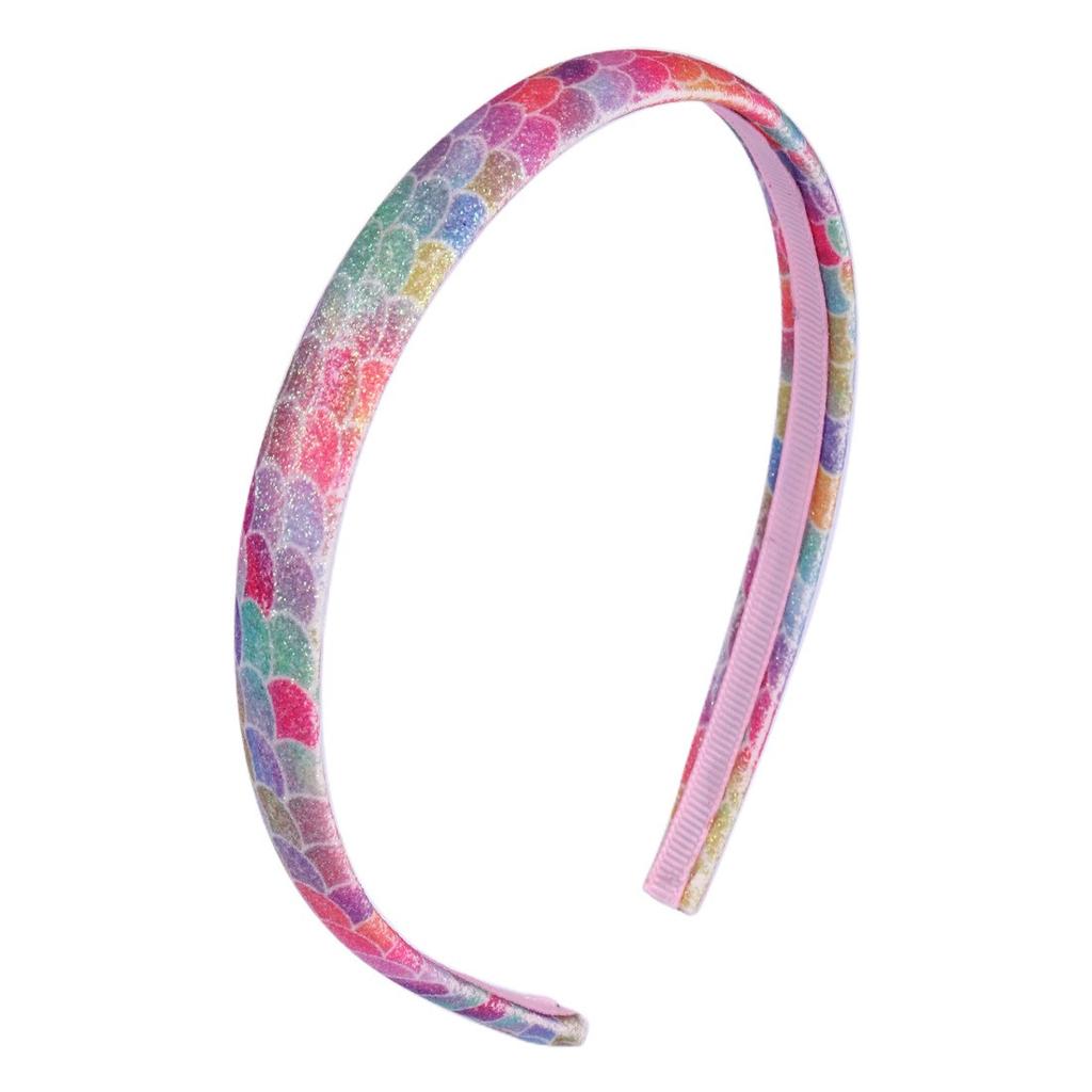 1 Stück Niedliche Herz Stern Stirnbänder Mädchen Glitzer Regenbogen Haarbänder Kinder Kinder Party Dekoration Haarschmuck