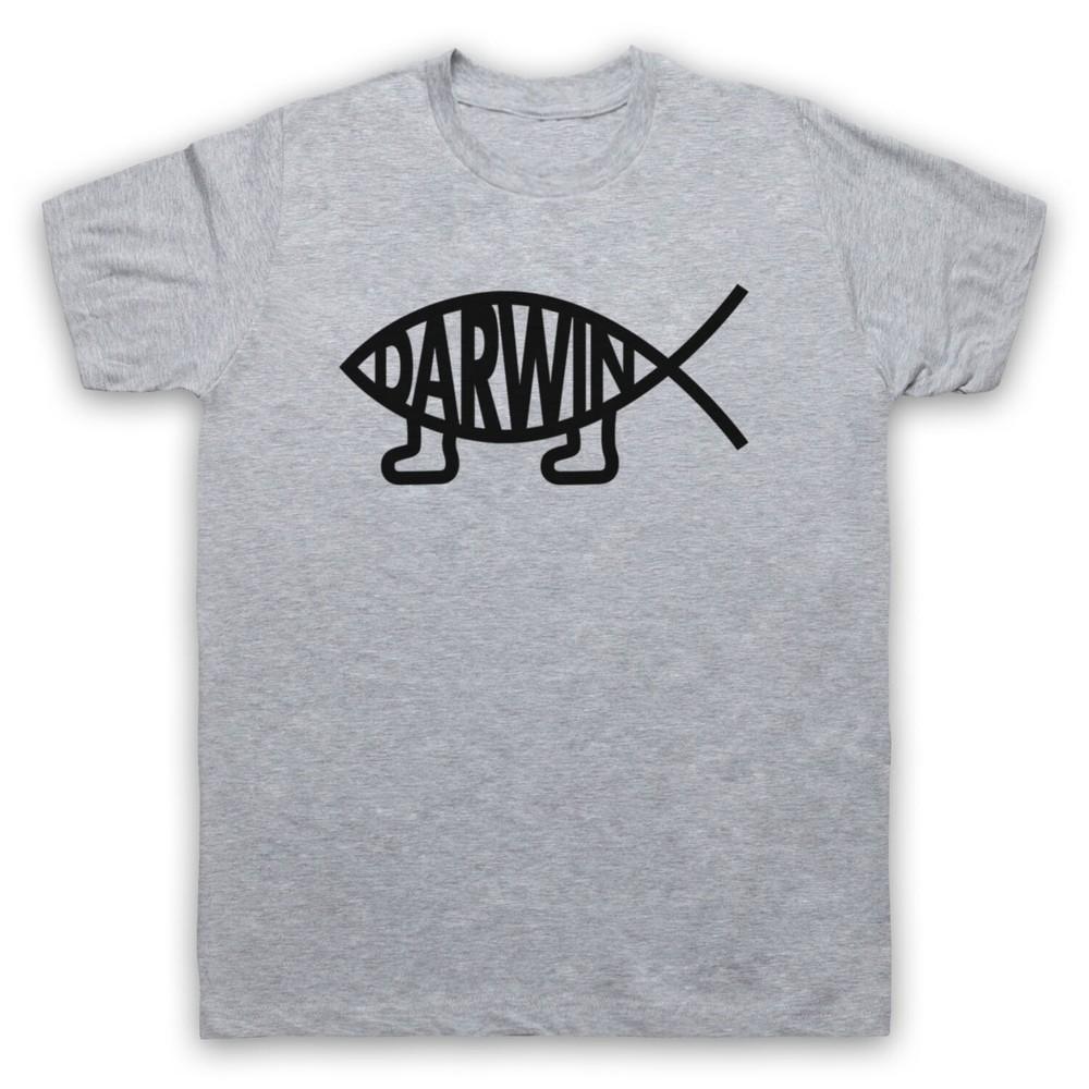 Дарвин Символ Эволюции Теория Рыба Ичтис Ноги Пародия Мужская и Женская Футболка 4XL