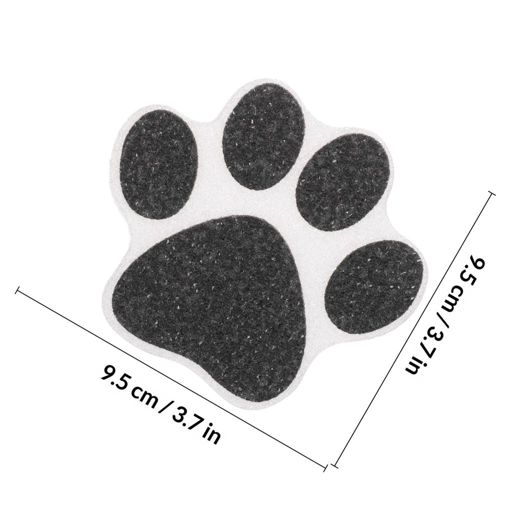 10pcs Anti-Slip Decorative Stickers Dog Paw Design For Bathtub Shower Kitchen Stairs Non Slip Grip Floor Decals Home Safety