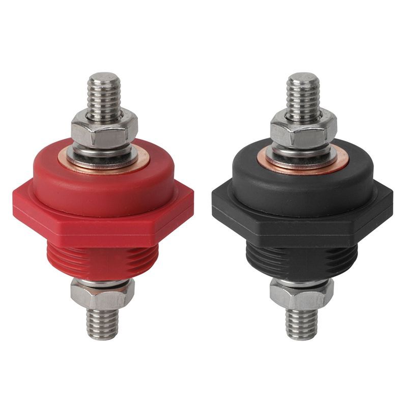 NEW HOT In Stock-Brass Terminal Replacement Kit: 3/8In Stud, 300A 48V DC Power Junction For Car, Camping, RV, Truck