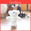 Bear Plush Teddy Keychain Pp Cotton Filled Bag Decor  Kids Gift Animal Stuffed