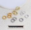 18k Gold-Filled Double-Hole Jump Ring for Jewelry Making - Wire Coil Concealer & End Connector for Bracelets & Necklaces