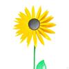 Sunflower Garden Stake Wind Sculpture Height 30 inch Multipurpose Yard Windmill Spring Decor for
