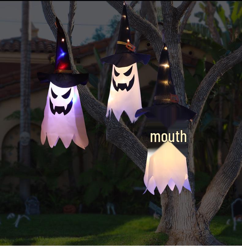 Halloween LED String Lights: Pumpkin Lanterns, Witch Hats, and Ghosts for Spooky Atmosphere